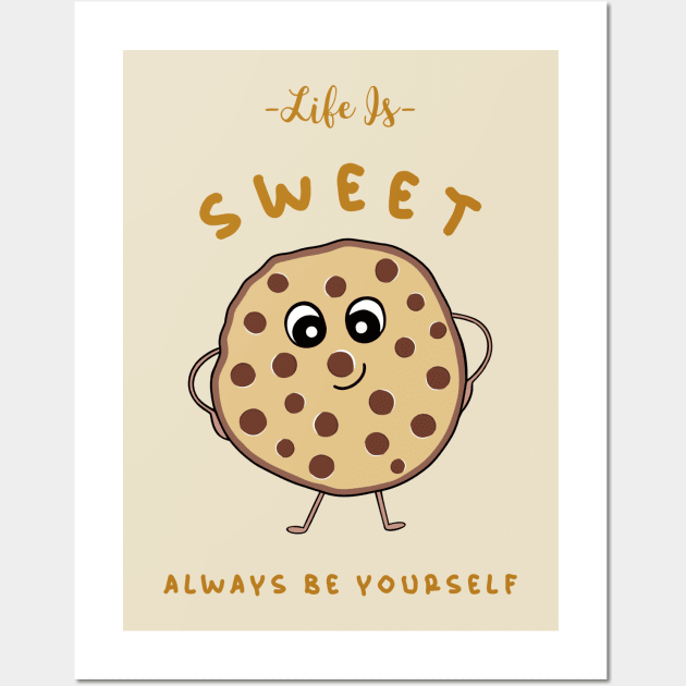 LIFE Is Sweet Cookie Lover Wall Art by SartorisArt1